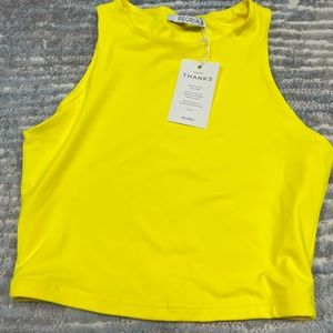 Brand New Never Worn Thick Crop Top